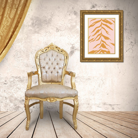 Pastel Predator I Gold Ornate Wood Framed Art Print with Double Matting by Green, Jacob