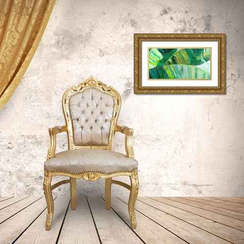 Goin Bananas II Gold Ornate Wood Framed Art Print with Double Matting by Wilkins, Suzanne