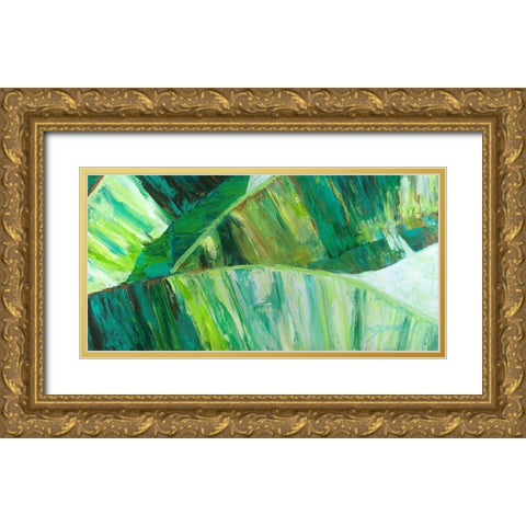 Goin Bananas II Gold Ornate Wood Framed Art Print with Double Matting by Wilkins, Suzanne