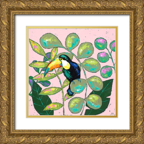 Tropics I Gold Ornate Wood Framed Art Print with Double Matting by Reynolds, Jade