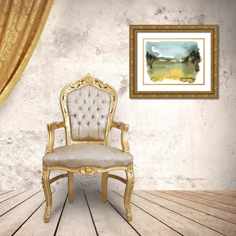 Alpine Wetlands II Gold Ornate Wood Framed Art Print with Double Matting by Green, Jacob