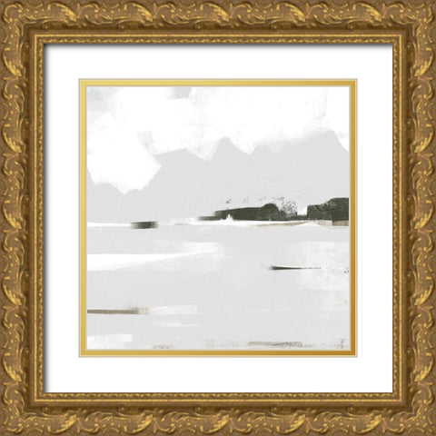 Coastal Haze I Gold Ornate Wood Framed Art Print with Double Matting by Scarvey, Emma