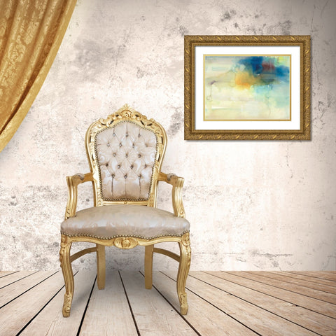 Becoming Calm II Gold Ornate Wood Framed Art Print with Double Matting by Combs, Joyce