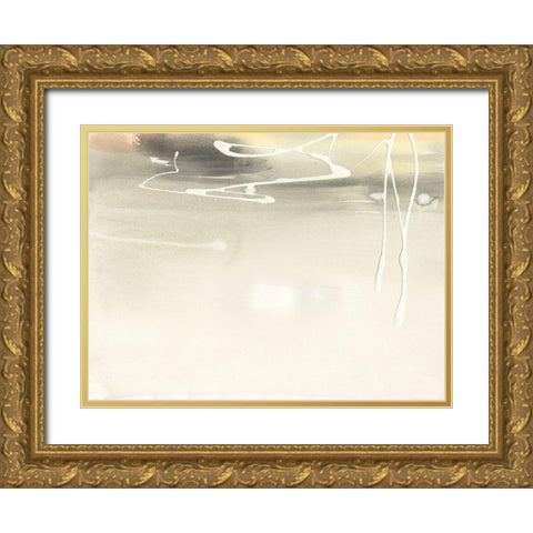 High Notes I Gold Ornate Wood Framed Art Print with Double Matting by Combs, Joyce
