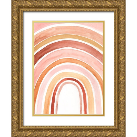 Southwest Arches II Gold Ornate Wood Framed Art Print with Double Matting by Borges, Victoria