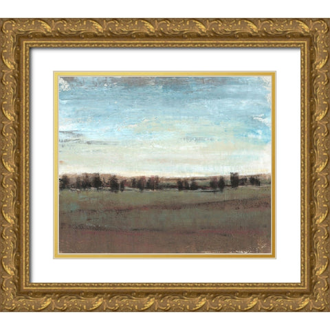 Trees in the Distance I Gold Ornate Wood Framed Art Print with Double Matting by OToole, Tim
