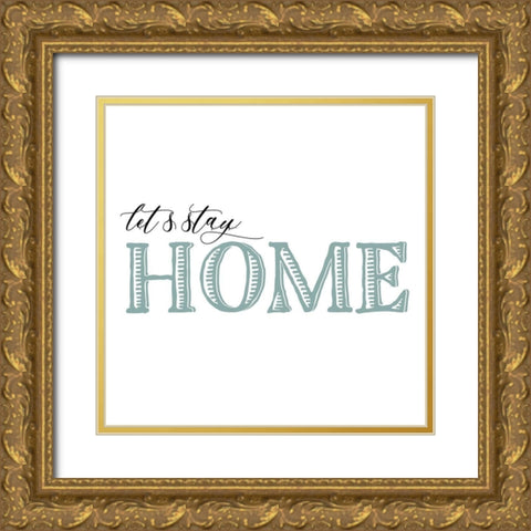 Stay Cozy I Gold Ornate Wood Framed Art Print with Double Matting by Fagalde, Jarman