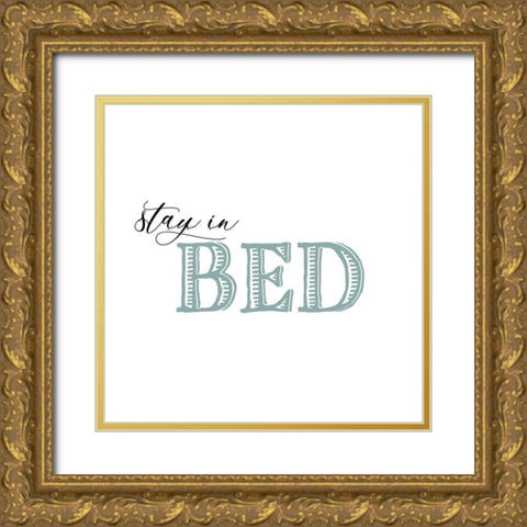 Stay Cozy II Gold Ornate Wood Framed Art Print with Double Matting by Fagalde, Jarman