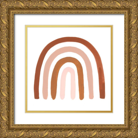 Terracotta Arch I Gold Ornate Wood Framed Art Print with Double Matting by Borges, Victoria