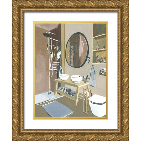 Stealing Moments I Gold Ornate Wood Framed Art Print with Double Matting by Wang, Melissa