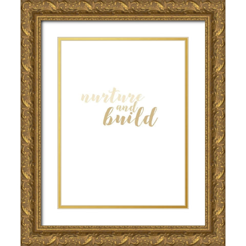 Encouragements I Gold Ornate Wood Framed Art Print with Double Matting by Hambly, Anna