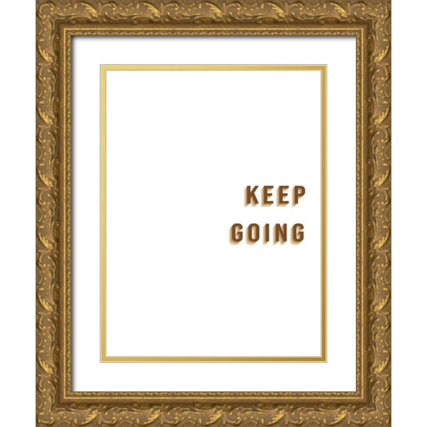 Encouragements III Gold Ornate Wood Framed Art Print with Double Matting by Hambly, Anna