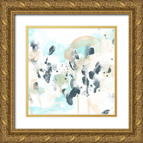 Nautilus Dreams III Gold Ornate Wood Framed Art Print with Double Matting by Vess, June Erica