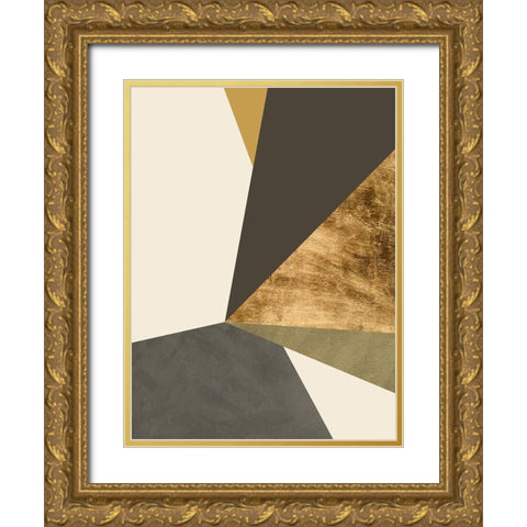 Clovis II Gold Ornate Wood Framed Art Print with Double Matting by Green, Jacob