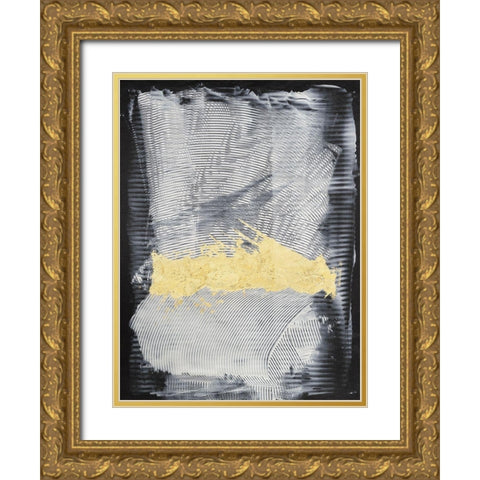 Re-Vision II Gold Ornate Wood Framed Art Print with Double Matting by Stramel, Renee W.