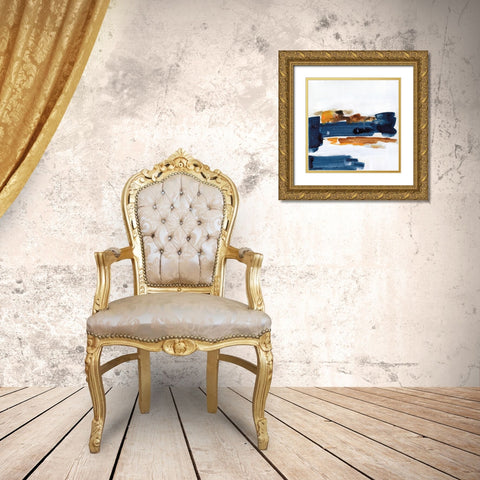Going Home I Gold Ornate Wood Framed Art Print with Double Matting by Combs, Joyce