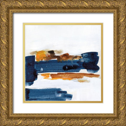 Going Home I Gold Ornate Wood Framed Art Print with Double Matting by Combs, Joyce