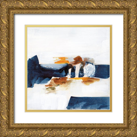 Going Home II Gold Ornate Wood Framed Art Print with Double Matting by Combs, Joyce