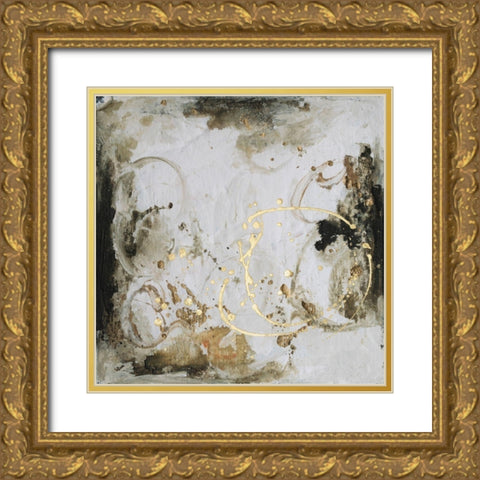 Friendship III Gold Ornate Wood Framed Art Print with Double Matting by Combs, Joyce