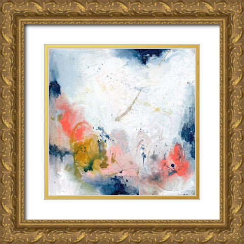 Pastel Fantasy III Gold Ornate Wood Framed Art Print with Double Matting by Combs, Joyce