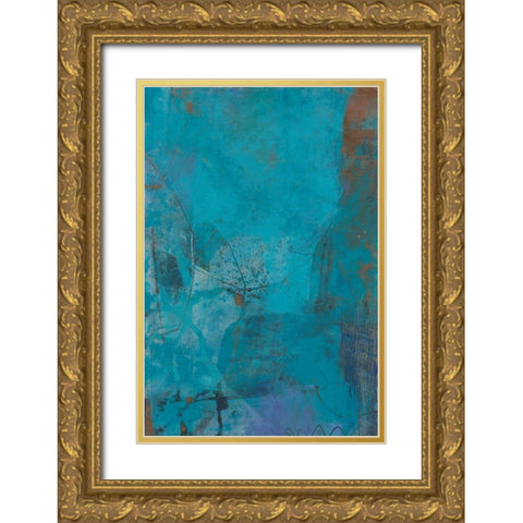 Chivy II Gold Ornate Wood Framed Art Print with Double Matting by Jachimiec, Sue