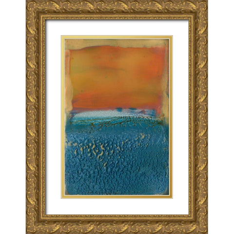 Skite II Gold Ornate Wood Framed Art Print with Double Matting by Jachimiec, Sue