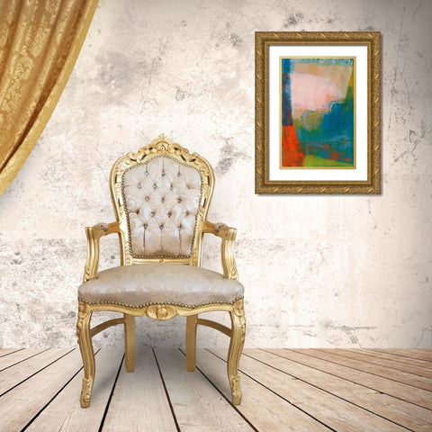 Braw VI Gold Ornate Wood Framed Art Print with Double Matting by Jachimiec, Sue