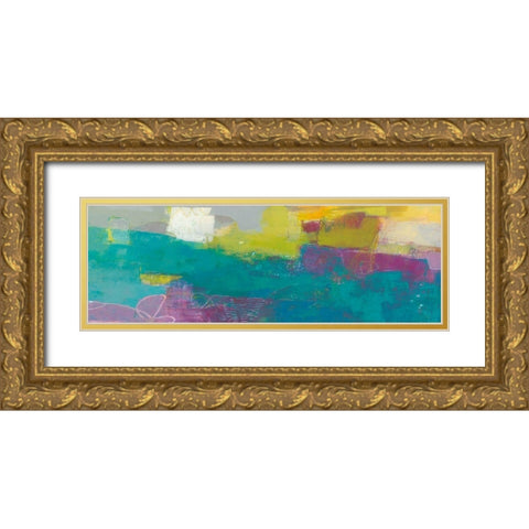 Loop II Gold Ornate Wood Framed Art Print with Double Matting by Jachimiec, Sue