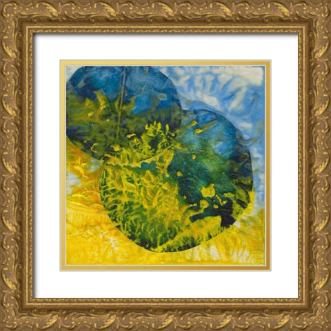 Hot Tropic I Gold Ornate Wood Framed Art Print with Double Matting by Stramel, Renee W.