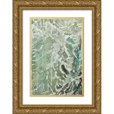 Salt Water I Gold Ornate Wood Framed Art Print with Double Matting by Stramel, Renee W.