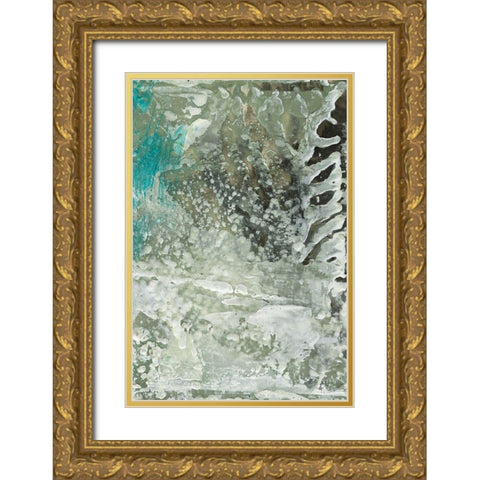 Salt Water II Gold Ornate Wood Framed Art Print with Double Matting by Stramel, Renee W.