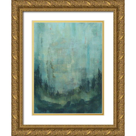 Tiger Mountain II Gold Ornate Wood Framed Art Print with Double Matting by Green, Jacob