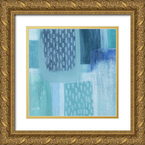 Waterfall Whisper III Gold Ornate Wood Framed Art Print with Double Matting by Popp, Grace