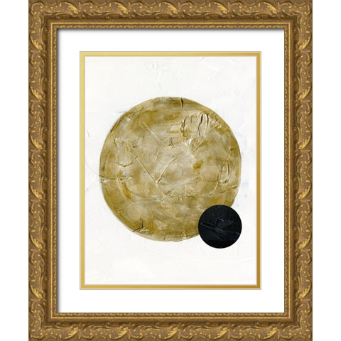 Scandinavian Moon II Gold Ornate Wood Framed Art Print with Double Matting by Green, Jacob