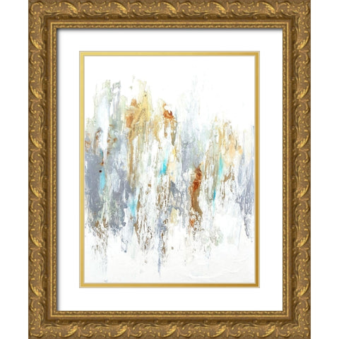 Neutros I Gold Ornate Wood Framed Art Print with Double Matting by Herrera, Leticia