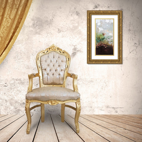 En la Tierra I Gold Ornate Wood Framed Art Print with Double Matting by Herrera, Leticia