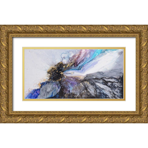 Luis Gold Ornate Wood Framed Art Print with Double Matting by Herrara, Leticia
