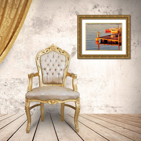 In the Golden Light II Gold Ornate Wood Framed Art Print with Double Matting by Kalina, Emily