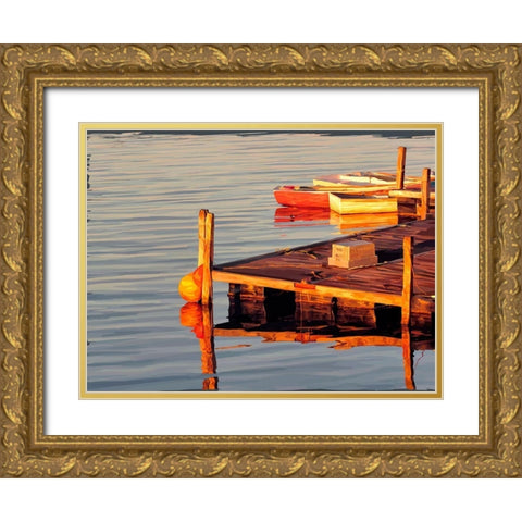 In the Golden Light II Gold Ornate Wood Framed Art Print with Double Matting by Kalina, Emily