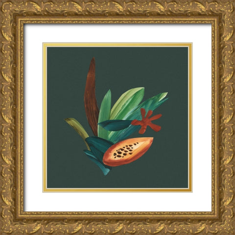 Tropic of Capricorn II Gold Ornate Wood Framed Art Print with Double Matting by Stramel, Renee W.