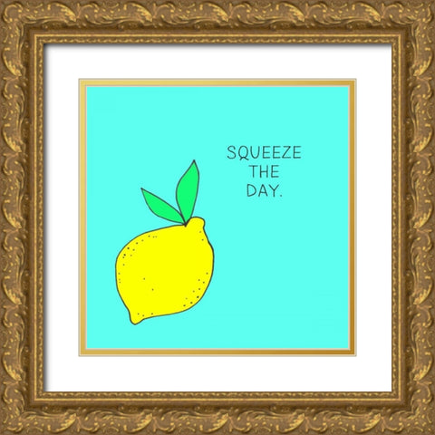 Lets Get Punny II Gold Ornate Wood Framed Art Print with Double Matting by Sizemore, Natalie