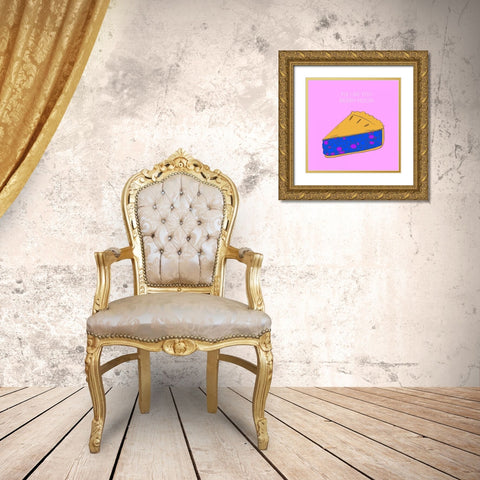 Lets Get Punny III Gold Ornate Wood Framed Art Print with Double Matting by Sizemore, Natalie