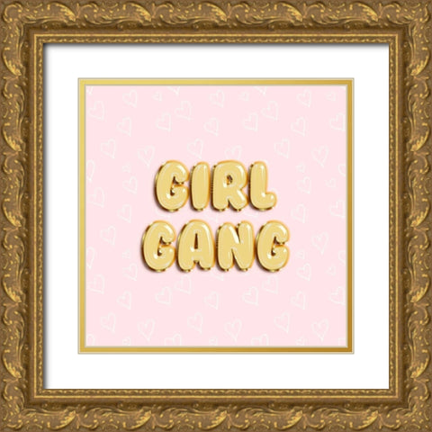 Pal-entine I Gold Ornate Wood Framed Art Print with Double Matting by Popp, Grace