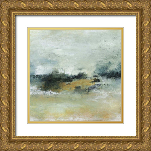 Obscure II Gold Ornate Wood Framed Art Print with Double Matting by Gordon, Sharon