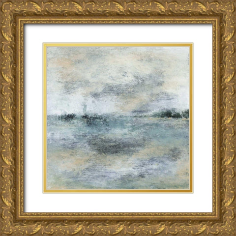Obscure III Gold Ornate Wood Framed Art Print with Double Matting by Gordon, Sharon