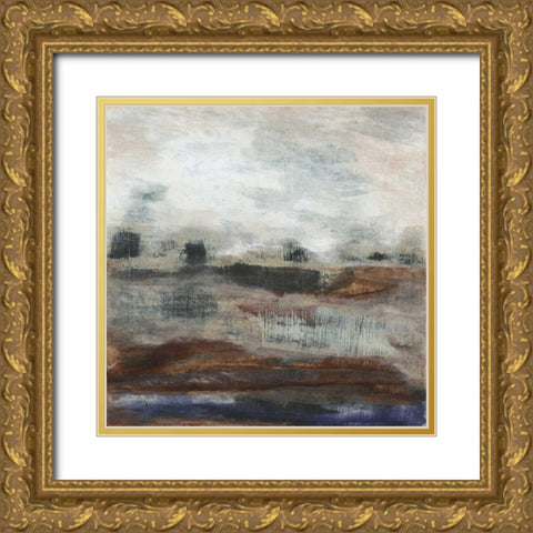 Cadence II Gold Ornate Wood Framed Art Print with Double Matting by Gordon, Sharon