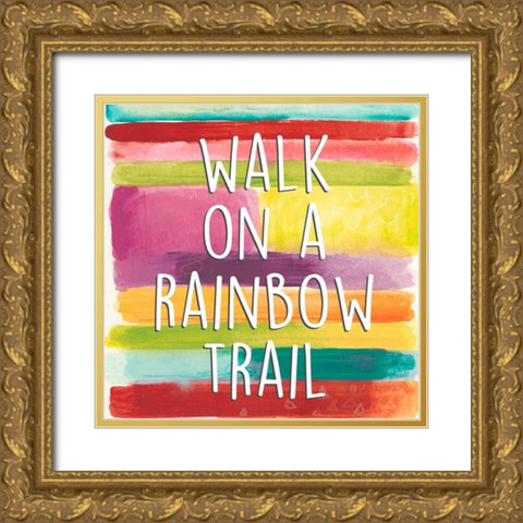 Rainbow of Possibilities III Gold Ornate Wood Framed Art Print with Double Matting by Studio W