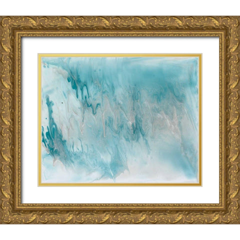 Cirrus II Gold Ornate Wood Framed Art Print with Double Matting by Studio W