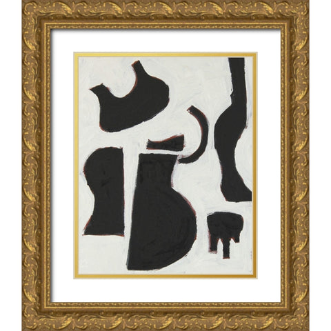 Six String III Gold Ornate Wood Framed Art Print with Double Matting by Delamater, Rob
