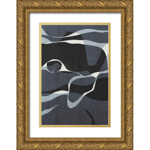 Naiad I Gold Ornate Wood Framed Art Print with Double Matting by Delamater, Rob